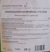 Legehennenpellets Meidarom, 25 kg