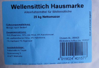 Wellensittichfutter, 25 kg